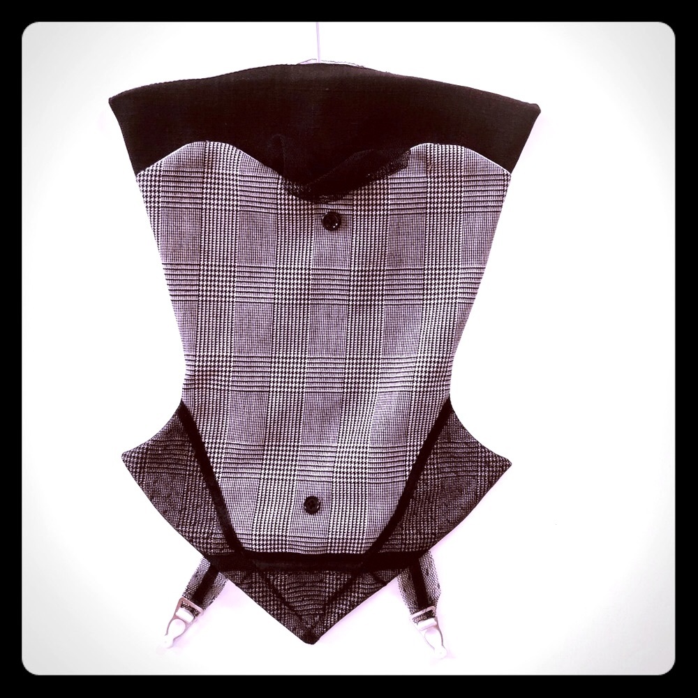 Victorian corset shape multifunction accessory bag